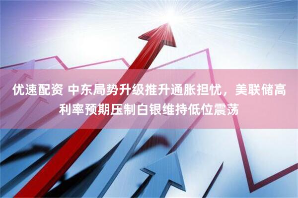 优速配资 中东局势升级推升通胀担忧，美联储高利率预期压制白银维持低位震荡